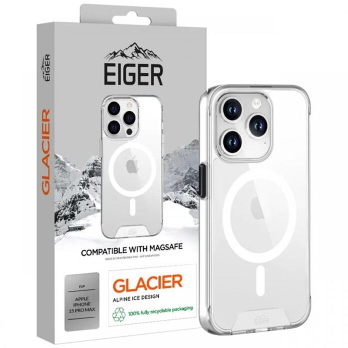 Eiger Husa Glacier Magsafe Case iPhone 15 Pro Max Clear Eiger Husa Glacier Magsafe Case iPhone 15 Pro Max Clear