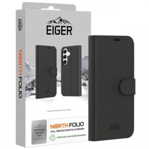 Eiger Husa North Folio Case Samsung Galaxy S24 Black Eiger Husa North Folio Case Samsung Galaxy S24 Black