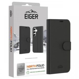 Eiger Husa North Folio Case Samsung Galaxy S24 Plus Black Eiger Husa North Folio Case Samsung Galaxy S24 Plus Black