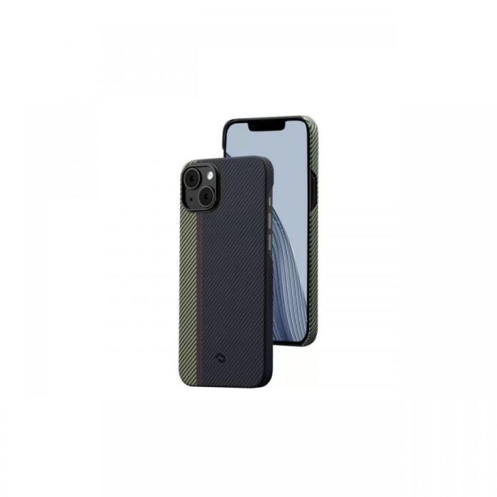 Husa iPhone 14 Plus Pitaka MagEZ 3 Aramida MagSafe Overture Husa iPhone 14 Plus Pitaka MagEZ 3 Aramida MagSafe Overture