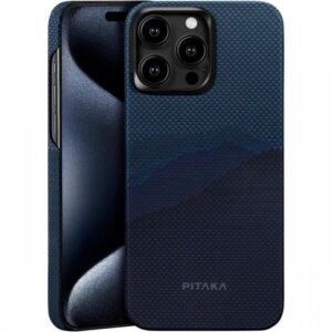 Pitaka Husa MagEZ 4 StarPeak Over the horizon 1500D, Aramida MagSafe iPhone 15 Pro Pitaka Husa MagEZ 4 StarPeak Over the horizon 1500D, Aramida MagSafe iPhone 15 Pro