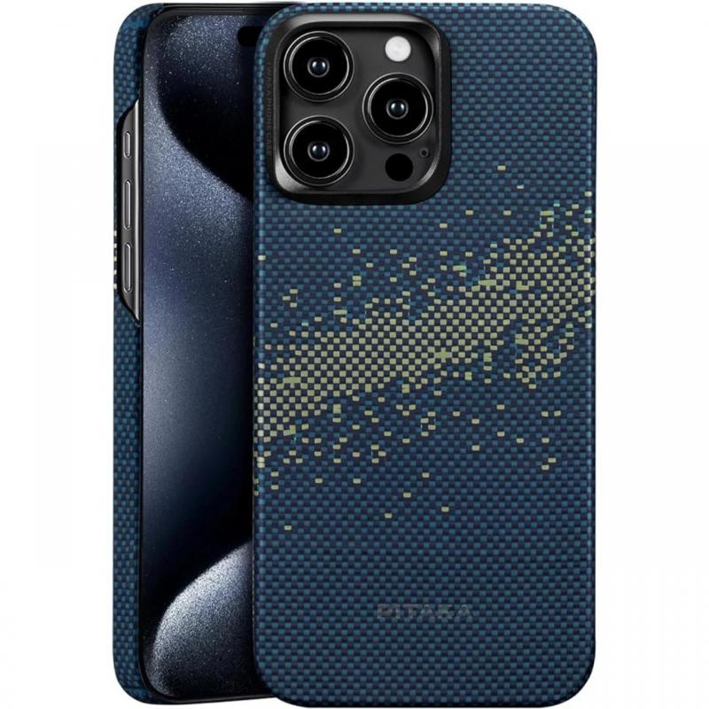 Pitaka Husa MagEZ 4 StarPeak Milky Way 1500D, Aramida MagSafe iPhone 15 Pro Max Pitaka Husa MagEZ 4 StarPeak Milky Way 1500D, Aramida MagSafe iPhone 15 Pro Max