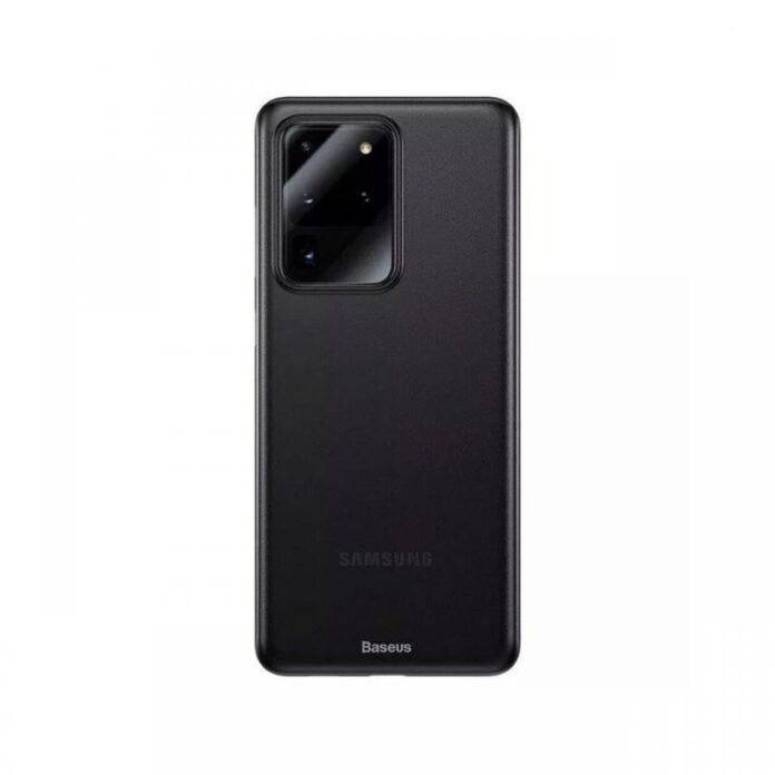 Husa Samsung Galaxy S20 Ultra Baseus Wing Transparent Black Husa Samsung Galaxy S20 Ultra Baseus Wing Transparent Black