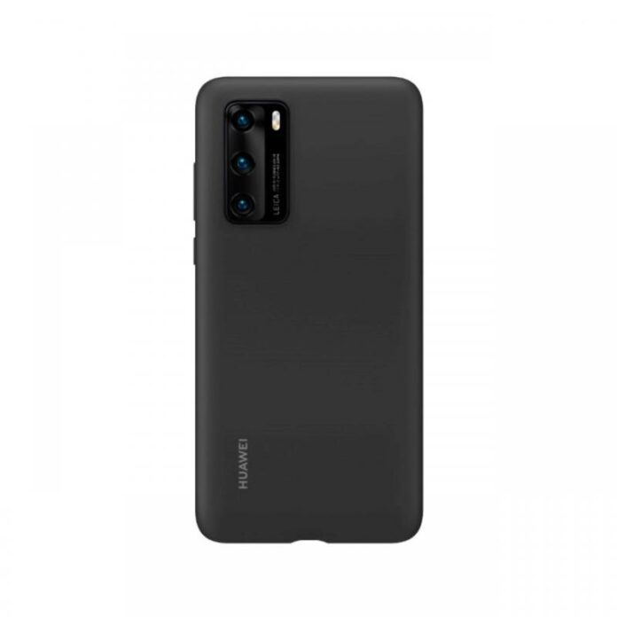 Husa Originala Huawei P40 Silicon Case Black Husa Originala Huawei P40 Silicon Case Black