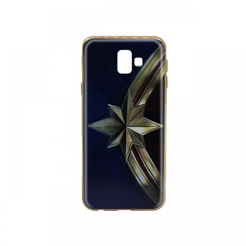 Husa Samsung Galaxy J6 Plus Marvel Silicon Captain Marvel 001 Gold Husa Samsung Galaxy J6 Plus Marvel Silicon Captain Marvel 001 Gold
