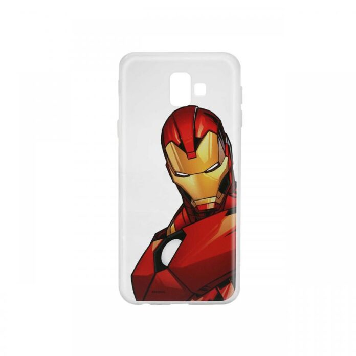 Husa Samsung Galaxy J6 Plus Marvel Silicon Iron Man 005 Clear Husa Samsung Galaxy J6 Plus Marvel Silicon Iron Man 005 Clear