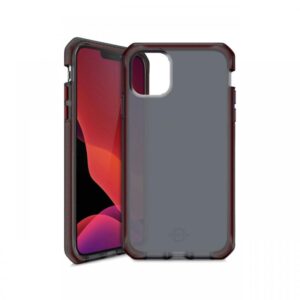 Husa iPhone 12 / 12 Pro IT Skins Supreme Frost Red & Black Husa iPhone 12 / 12 Pro IT Skins Supreme Frost Red & Black