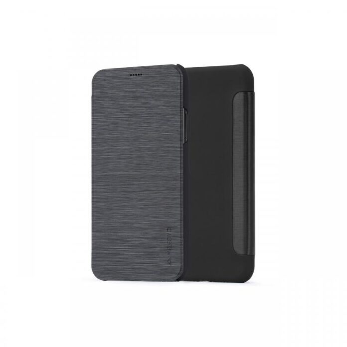 Husa iPhone X / XS Meleovo Smart Flip Gold (spate mat perlat si fata cu aspect metalic) Husa iPhone X / XS Meleovo Smart Flip Gold (spate mat perlat si fata cu aspect metalic)