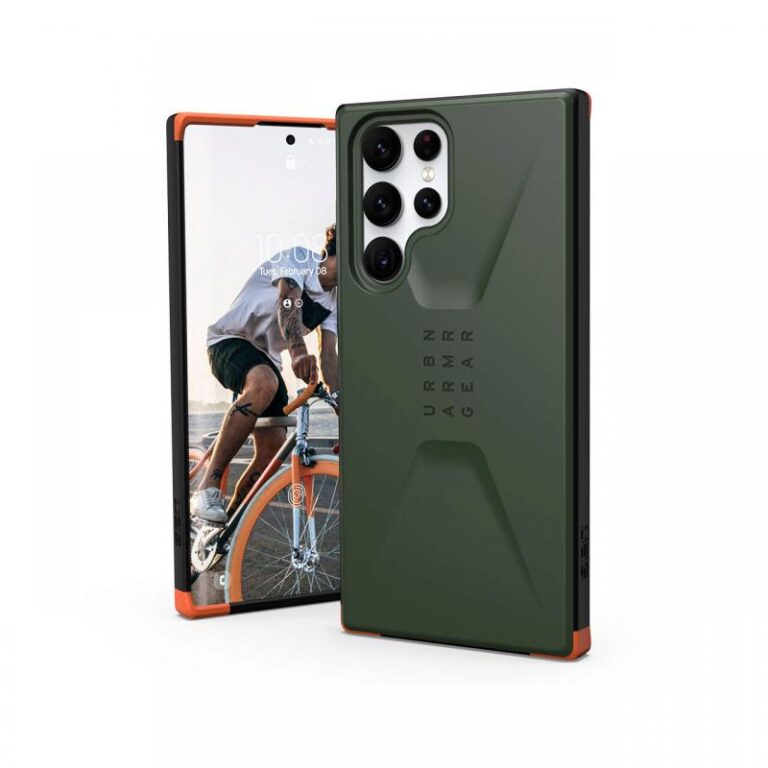 Husa Samsung Galaxy S22 Ultra UAG Civilian Series Olive