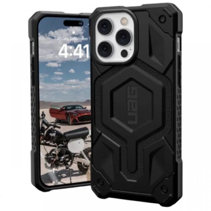 Husa iPhone 14 Pro Max UAG Monarch Pro Magsafe Black, military drop tested Husa iPhone 14 Pro Max UAG Monarch Pro Magsafe Black, military drop tested