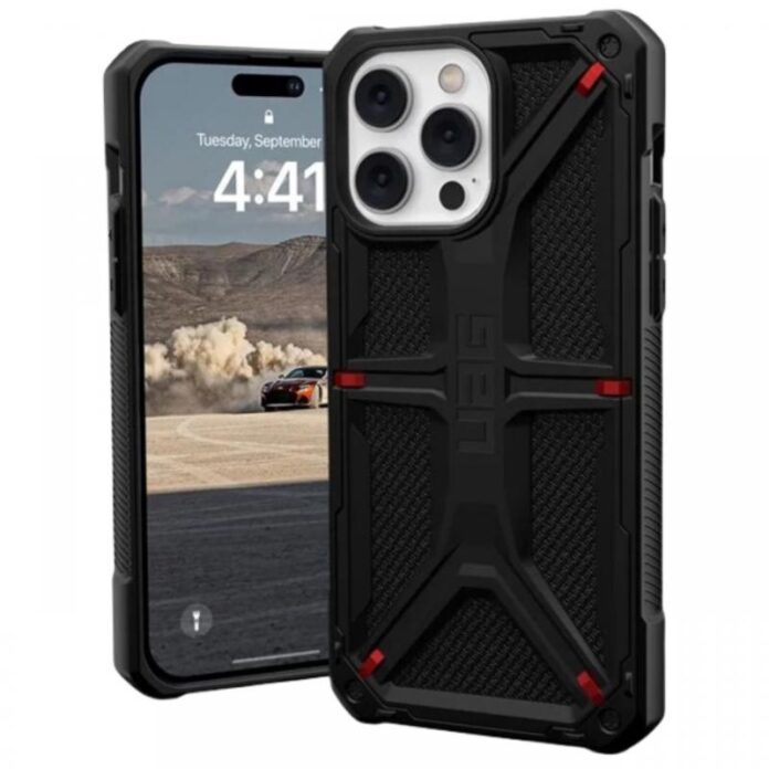 UAG Husa Monarch Series iPhone 14 Pro Max Kevlar Black, military drop tested UAG Husa Monarch Series iPhone 14 Pro Max Kevlar Black, military drop tested