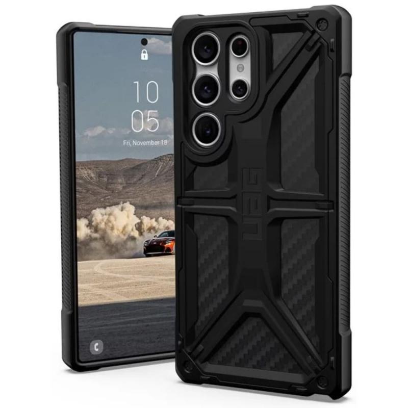 UAG Husa Monarch Series Samsung Galaxy S23 Ultra Carbon Fiber UAG Husa Monarch Series Samsung Galaxy S23 Ultra Carbon Fiber