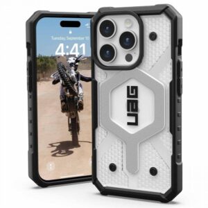 UAG Husa Pathfinder Magsafe iPhone 15 Pro Ice UAG Husa Pathfinder Magsafe iPhone 15 Pro Ice