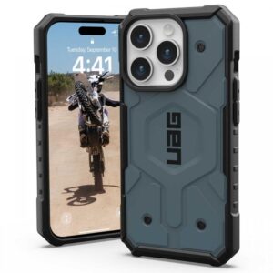 UAG Husa Pathfinder Magsafe iPhone 15 Pro Max Cloud Blue UAG Husa Pathfinder Magsafe iPhone 15 Pro Max Cloud Blue