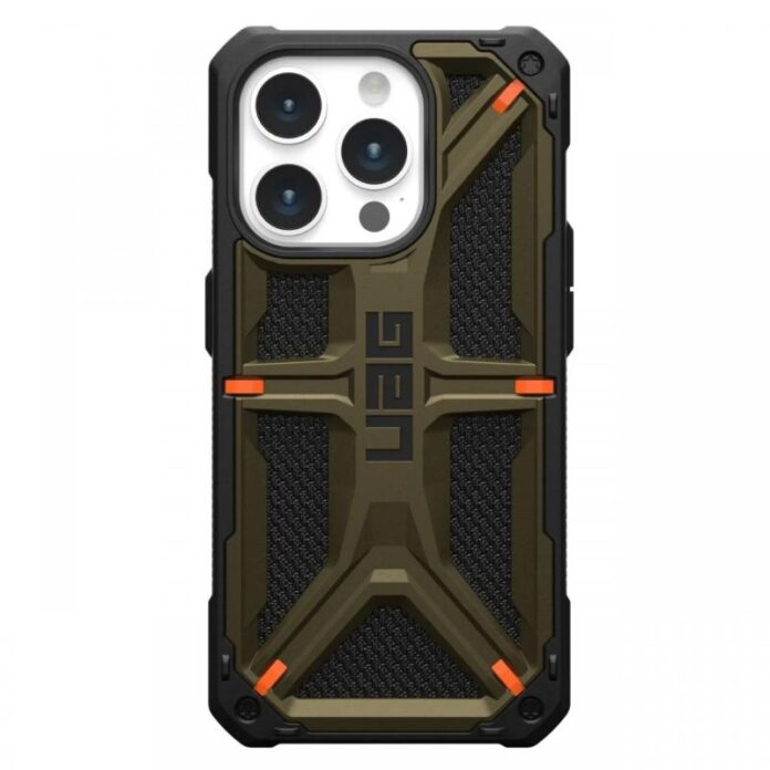 UAG Husa Monarch Series iPhone 15 Pro Max Kevlar Element Green UAG Husa Monarch Series iPhone 15 Pro Max Kevlar Element Green