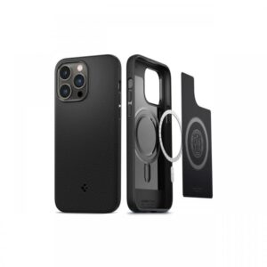 Husa iPhone 14 Pro Spigen Mag Armor MagSafe Matte Black Husa iPhone 14 Pro Spigen Mag Armor MagSafe Matte Black