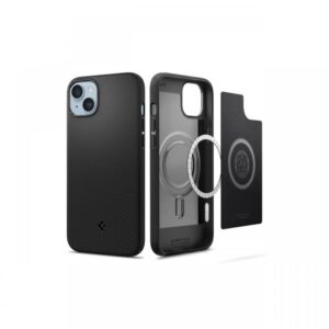 Husa iPhone 14 Plus Spigen Mag Armor MagSafe Matte Black Husa iPhone 14 Plus Spigen Mag Armor MagSafe Matte Black