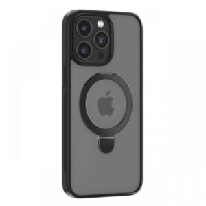 Devia Husa Delight Series Magnetic iPhone 15 Pro Max cu suport Negru Devia Husa Delight Series Magnetic iPhone 15 Pro Max cu suport Negru