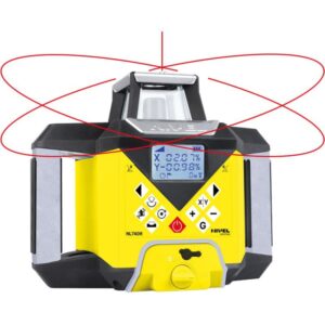 Laser rotativ Nivel System NL740R Digital, fascicul rosu, planuri verticale si orizontale cu pante, raza de actiune de pana la 700 m, autoaliniere Laser rotativ Nivel System NL740R Digital, fascicul rosu, planuri verticale si orizontale cu pante, raza de actiune de pana la 700 m, autoaliniere