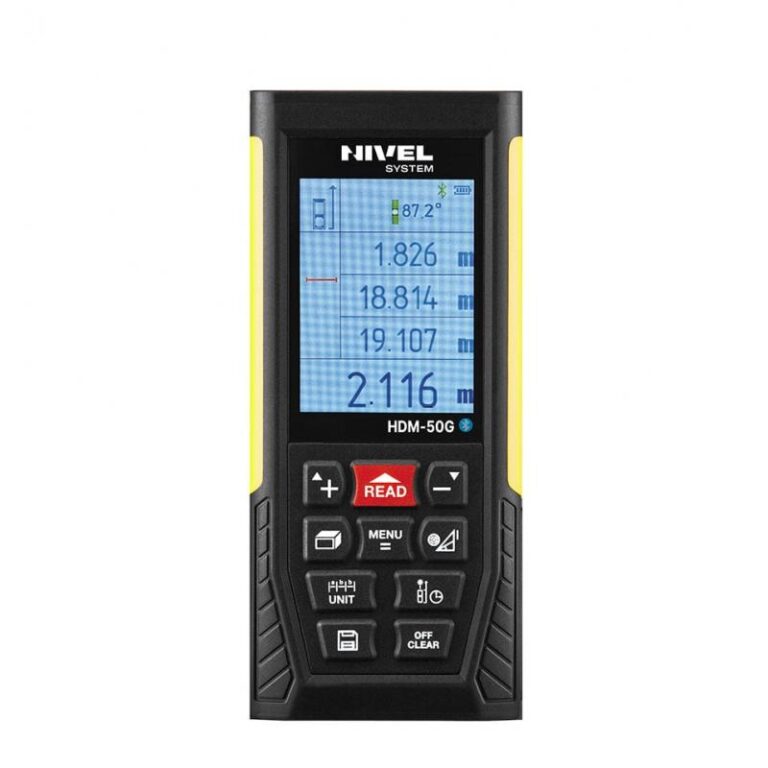 Telemetru laser Nivel System HDM-50G cu masurare pe distanta variabila, cu fascicul laser verde foarte vizibil