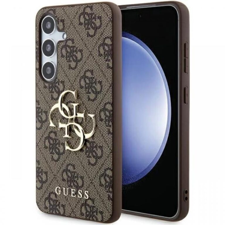 Guess Husa PU 4G Metal Logo Samsung Galaxy A35 5G Gri