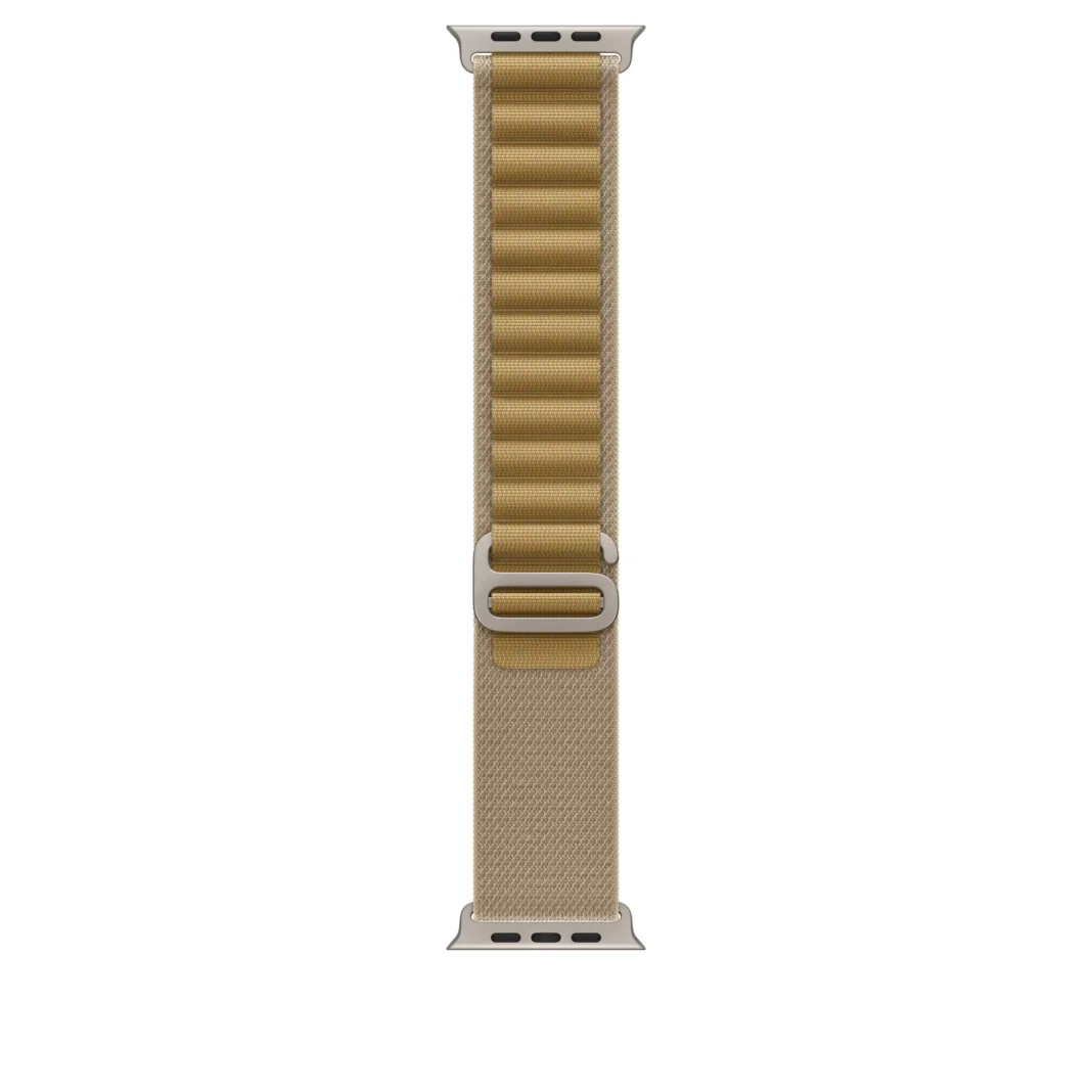 Curea Smartwatch Apple pentru Apple Watch 49mm Tan Alpine Loop Large Natural Titanium Finish Curea Smartwatch Apple pentru Apple Watch 49mm Tan Alpine Loop Large Natural Titanium Finish