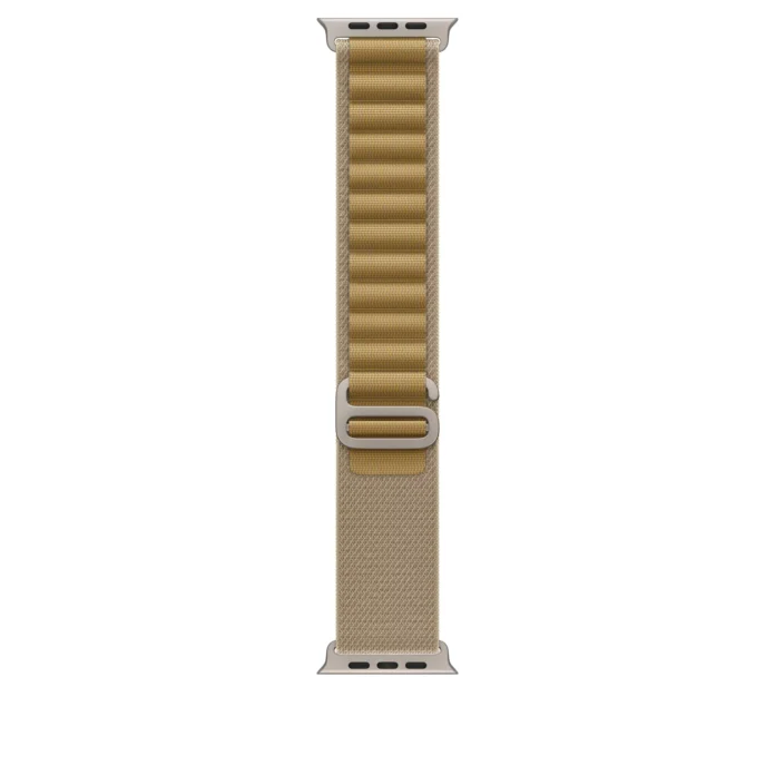 Curea Smartwatch Apple pentru Apple Watch 49mm Tan Alpine Loop Large Natural Titanium Finish Curea Smartwatch Apple pentru Apple Watch 49mm Tan Alpine Loop Large Natural Titanium Finish