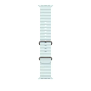 Curea Smartwatch Apple pentru Apple Watch 49mm Ice Blue Ocean Band Natural Titanium Finish Curea Smartwatch Apple pentru Apple Watch 49mm Ice Blue Ocean Band Natural Titanium Finish