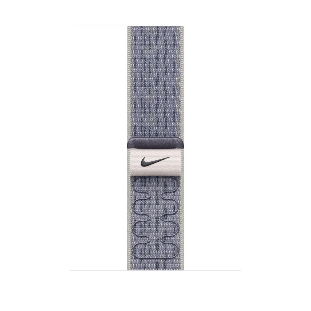 Curea Smartwatch Apple pentru Apple Watch 46mm Nike Sport Loop Grey/Blue Nike Sport Loop Curea Smartwatch Apple pentru Apple Watch 46mm Nike Sport Loop Grey/Blue Nike Sport Loop