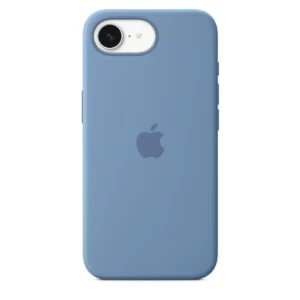 Husa de protectie Apple pentru iPhone 16e Silicon Winter Blue Husa de protectie Apple pentru iPhone 16e Silicon Winter Blue