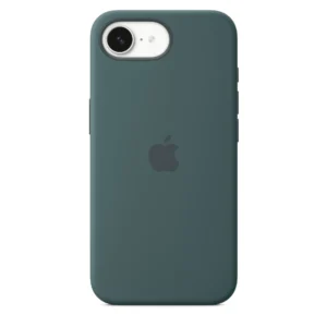 Husa de protectie Apple pentru iPhone 16e Silicon Lake Green Husa de protectie Apple pentru iPhone 16e Silicon Lake Green