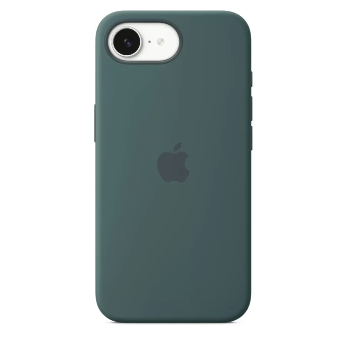 Husa de protectie Apple pentru iPhone 16e Silicon Lake Green Husa de protectie Apple pentru iPhone 16e Silicon Lake Green