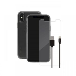 Pachet Husa Clear + Cablu Lightning + Folie Sticla Skech pentru iPhone XS Max Pachet Husa Clear + Cablu Lightning + Folie Sticla Skech pentru iPhone XS Max
