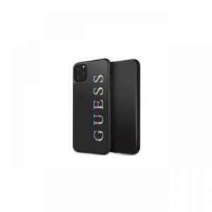 Husa iPhone 11 Pro Guess Glitter Logo Negru Husa iPhone 11 Pro Guess Glitter Logo Negru
