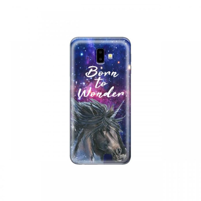 Husa Samsung Galaxy J6 Plus Lemontti Silicon Art Born To Wonder Husa Samsung Galaxy J6 Plus Lemontti Silicon Art Born To Wonder