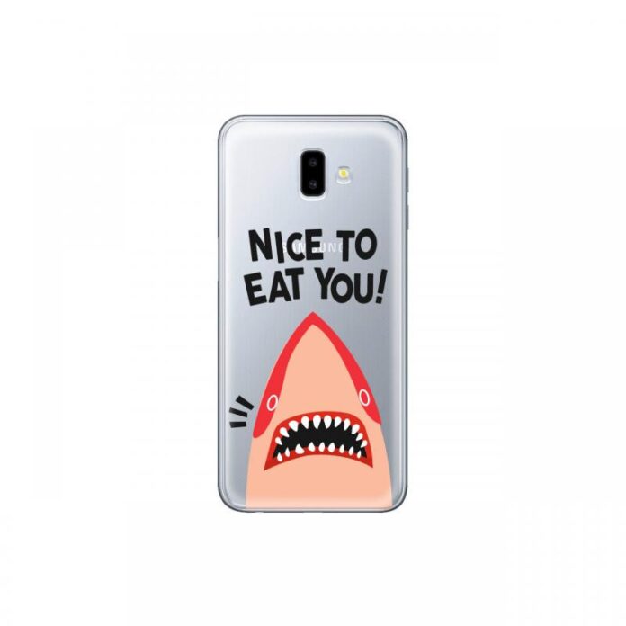 Husa Samsung Galaxy J6 Plus Lemontti Silicon Art Nice To Eat You Husa Samsung Galaxy J6 Plus Lemontti Silicon Art Nice To Eat You