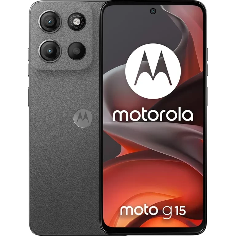 Telefon Mobil Motorola Moto G15  128GB Flash  4GB RAM  Dual SIM  4G  Gravity Grey