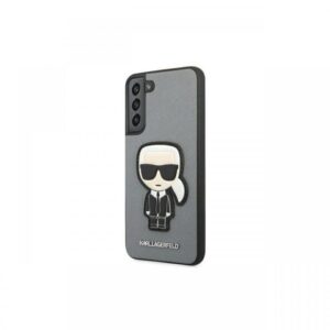 Husa Samsung Galaxy S22 Plus Karl Lagerfeld Saffiano Ikonik Karl`s Patch Negru Husa Samsung Galaxy S22 Plus Karl Lagerfeld Saffiano Ikonik Karl`s Patch Negru