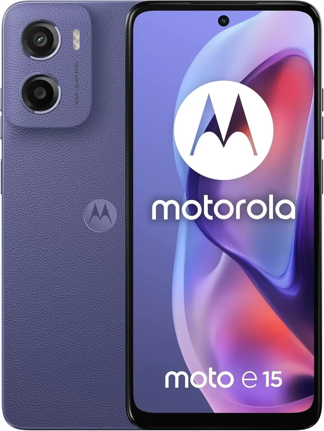 Telefon Mobil Motorola Moto E15 64GB Flash 2GB RAM Dual SIM 4G Lavender Telefon Mobil Motorola Moto E15 64GB Flash 2GB RAM Dual SIM 4G Lavender