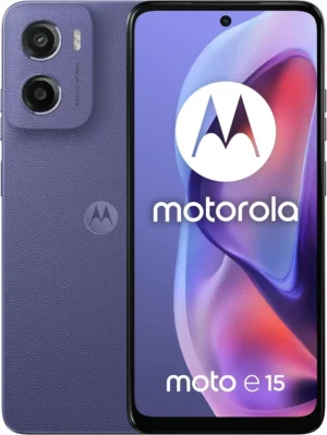 Telefon Mobil Motorola Moto E15 64GB Flash 2GB RAM Dual SIM 4G Lavender Telefon Mobil Motorola Moto E15 64GB Flash 2GB RAM Dual SIM 4G Lavender