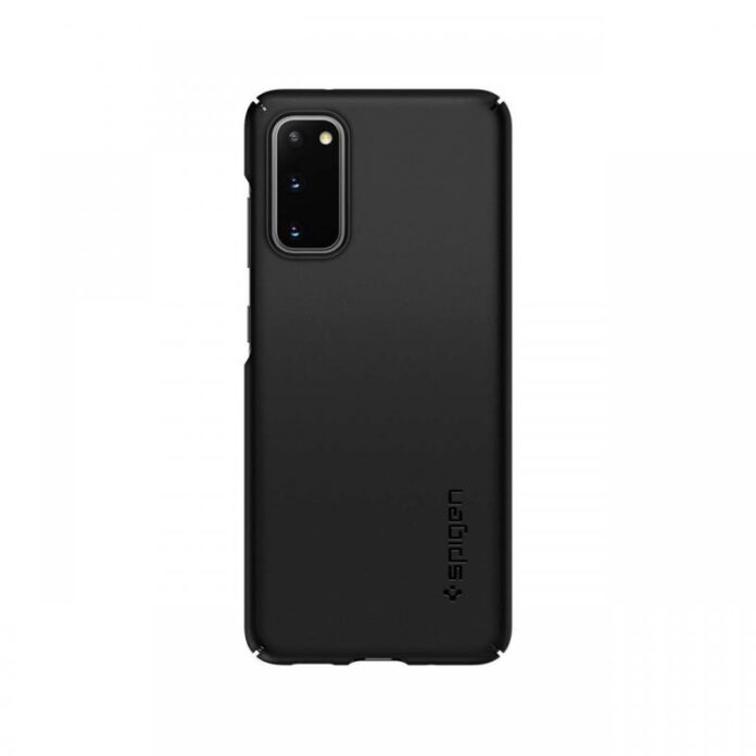 Husa Samsung Galaxy S20 Spigen Thin Fit Black Husa Samsung Galaxy S20 Spigen Thin Fit Black