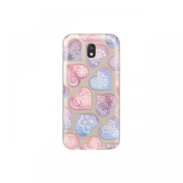 Husa Samsung Galaxy J5 (2017) Lemontti Silicon Art Hearts Husa Samsung Galaxy J5 (2017) Lemontti Silicon Art Hearts