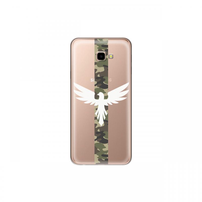 Husa Samsung Galaxy J4 Plus Lemontti Silicon Art Army Eagle Husa Samsung Galaxy J4 Plus Lemontti Silicon Art Army Eagle