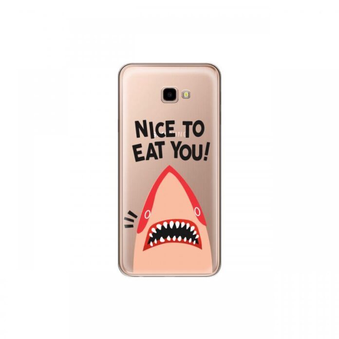Husa Samsung Galaxy J4 Plus Lemontti Silicon Art Nice To Eat You Husa Samsung Galaxy J4 Plus Lemontti Silicon Art Nice To Eat You