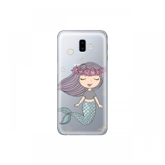 Husa Samsung Galaxy J6 Plus Lemontti Silicon Art Little Mermaid Husa Samsung Galaxy J6 Plus Lemontti Silicon Art Little Mermaid