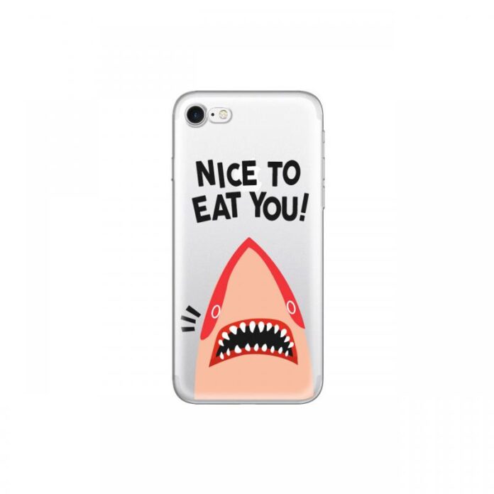 Husa iPhone 7/8/SE2020/SE2022 Lemontti Silicon Art Nice To Eat You Husa iPhone 7/8/SE2020/SE2022 Lemontti Silicon Art Nice To Eat You