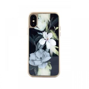 Husa de protectie Ted Baker Glass Inlay pentru Apple iPhone XS / X, Opal Husa de protectie Ted Baker Glass Inlay pentru Apple iPhone XS / X, Opal