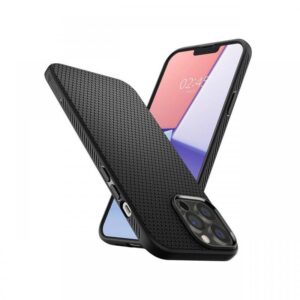 Husa iPhone 13 Pro Max Spigen Liquid Air Matte Black Husa iPhone 13 Pro Max Spigen Liquid Air Matte Black