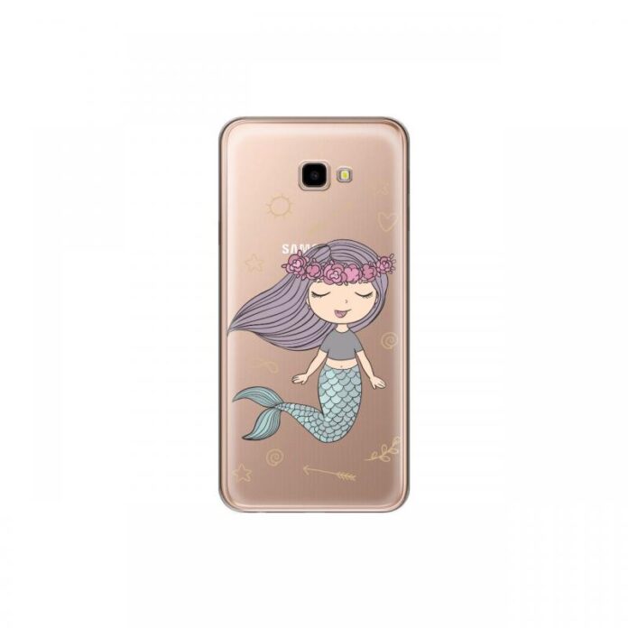 Husa Samsung Galaxy J4 Plus Lemontti Silicon Art Little Mermaid Husa Samsung Galaxy J4 Plus Lemontti Silicon Art Little Mermaid