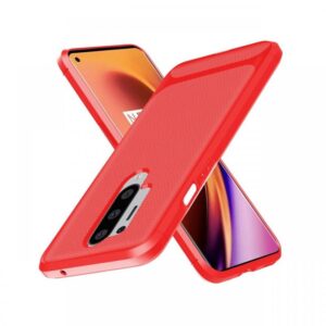 Husa OnePlus 8 Pro Enkay Carbon Fiber Red Husa OnePlus 8 Pro Enkay Carbon Fiber Red